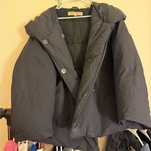 Free People Medium Black Cloud Puffer